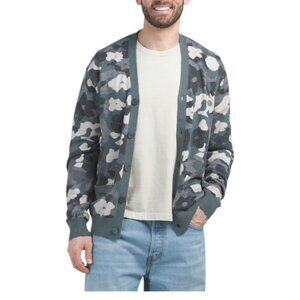 GREYSON Green Cheyenne Camo Cardigan Sweater